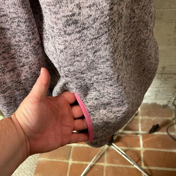 Simply Southern Pink Pullover Fleece Knit Sweater Medium - Picture 7 of 10